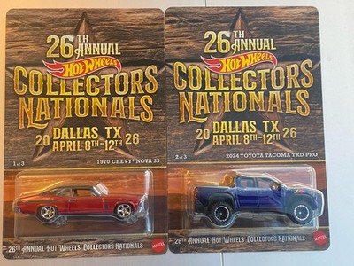 2026 Hot Wheels 26th Nationals Dallas, TX Convention 2024 Toyota and 70 Nova set