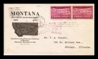 DR JIM STAMPS US COVER MONTANA 50TH ANNIVERSARY FDC SCOTT 858 GRIMSLAND