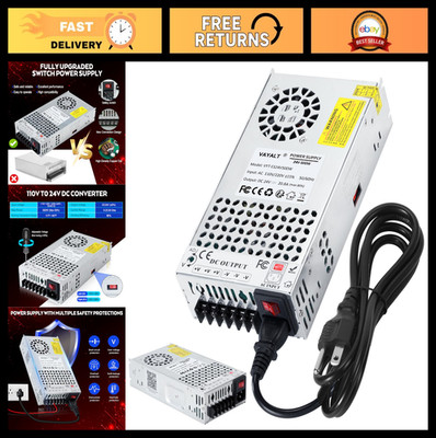 500W 24V DC Power Supply - Universal Switching Transformer for LED, CCTV, 3D Pri