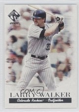 2001 Pacific Private Stock Silver Larry Walker #41 HOF 0a1