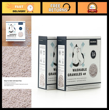 Washable Cat Litter Granules Refills - Compostable, Flushable, 7lbs for Training