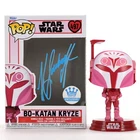 Katee Sackhoff Autographed Star Wars Bo Katan Valentines Funko Excl Pop #497