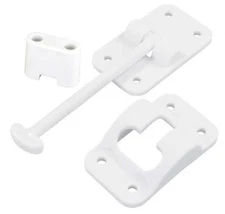 Jr Products 10414B Polar White 3 1 2  T Style Door Holder With Bumper