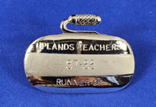 CFB Uplands Curling Club OTTAWA Teachers League 1967-68 Season Runner Up Pin