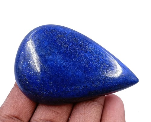 Piedra preciosa suelta de lapislázuli azul natural certificada en forma de pera de 283,5 quilates años 25 - Imagen 3 de 8