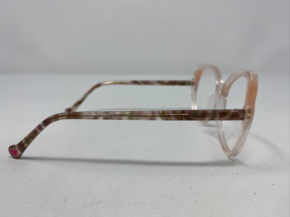 Betsey Johnson BONBON BEBE ROS 55-17-140 Rose Full Rim Eyeglasses Frame G845 - Imagem 4 de 4