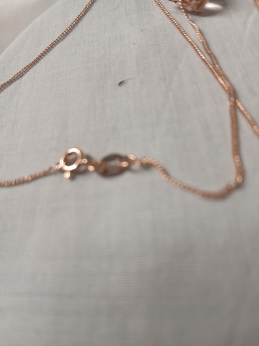 2 Sterling Silver Morganite Glass Rose Gold Plating 2pcs Evoke Set RRP £60 each - Picture 6 of 7