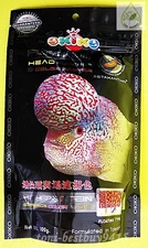 M Size 100g NEW Best Okiko Platinum Flowerhorn Cichlid Head Huncher Color Faster