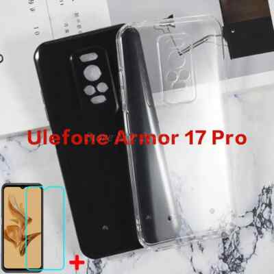 Case Cover + Tempered Glass Film Screen Protector For Ulefone Armor 17 Pro 17Pro
