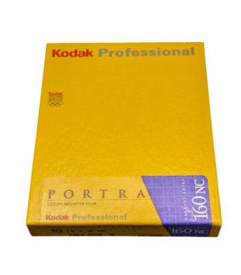 Kodak Portra 160NC Flachfolie 9x12 Farbe 160ISO VERSIEGELT - ABGELAUFEN 01/2001
