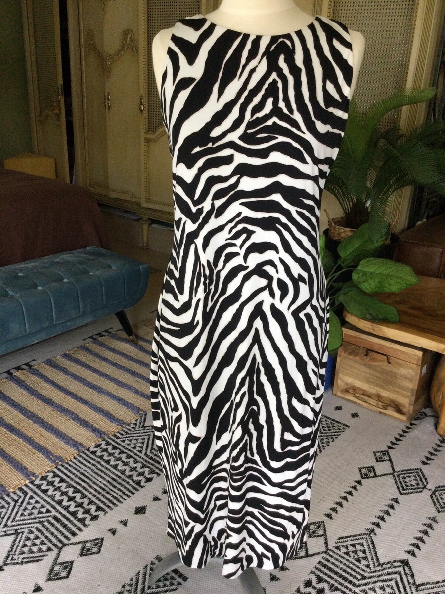 NWOT White House Black Market stretch Party cockteil Dress Black/white Size  XL