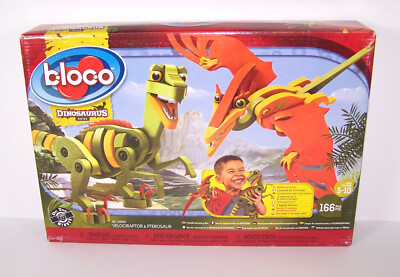 Bloco Toys BC-20001 - DINOSAURIER Steckbausatz 3D Modelle zum bauen + spielen