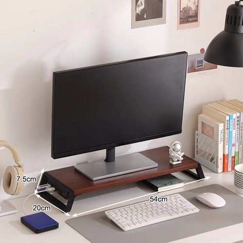 Desktop PC Monitor Stand Bracket Computer Screen Riser Holder USB HUB With RGB/s - Picture 23 of 24