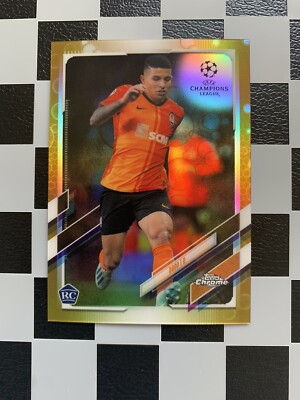 2020-21 Topps Chrome UCL Dodo Gold Bubbles Donetsk