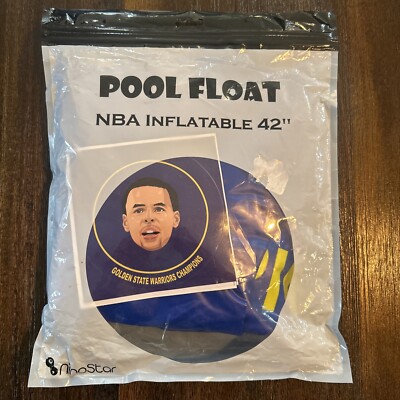  NEW  NinoStar Curry Golden S.W. NBA Champions 42'' Inflatable Pool Float + Decal