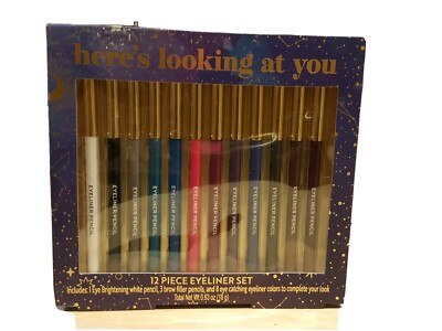 12pc Here's Looking at You EyeLiner Set, Full Size Variety
