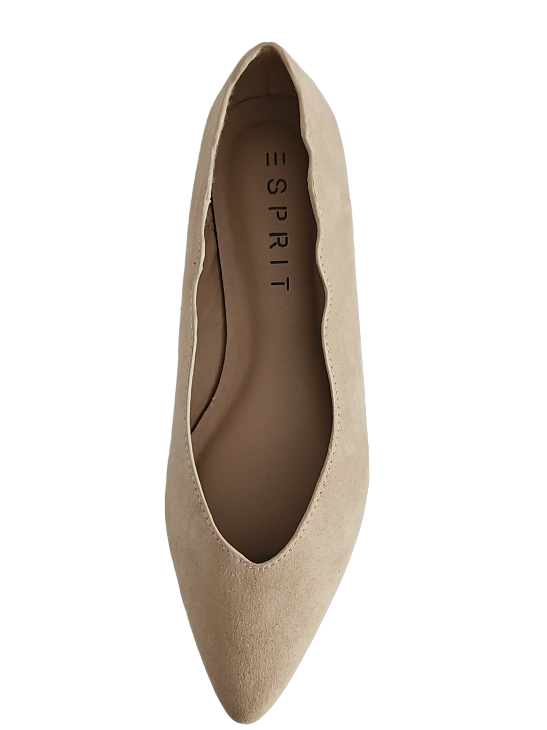PANTOFOLA D’ORO Ballerine a punta Espirit donna taglia 6M oro caramello beige Perri NUOVE
