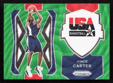 2021 Panini Prizm Vince Carter USA Basketball  Green Wave #6 USA