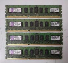 KINGSTON 4 x 4GB ( 16GB total ) KVR13R9S4/4I PC3 10600R DDR3 ECC Server Memory