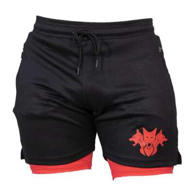 CERBERUS Strength Performance Dual-Layer Shorts - Premium Trainingsshorts