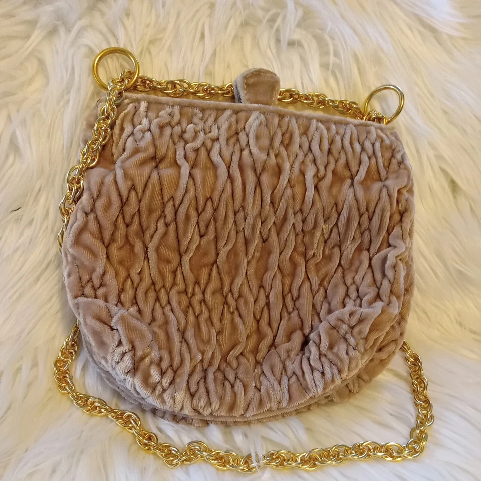 Bolso de mano MAGID vintage correa de cadena dorada  Foto 3 de 4