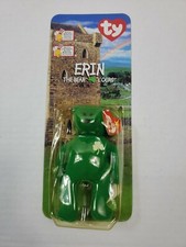 Erin The Bear - 1999 McDonalds Ty Beanie Baby 1997 w/ Rare Errors 1993 Oakbrook