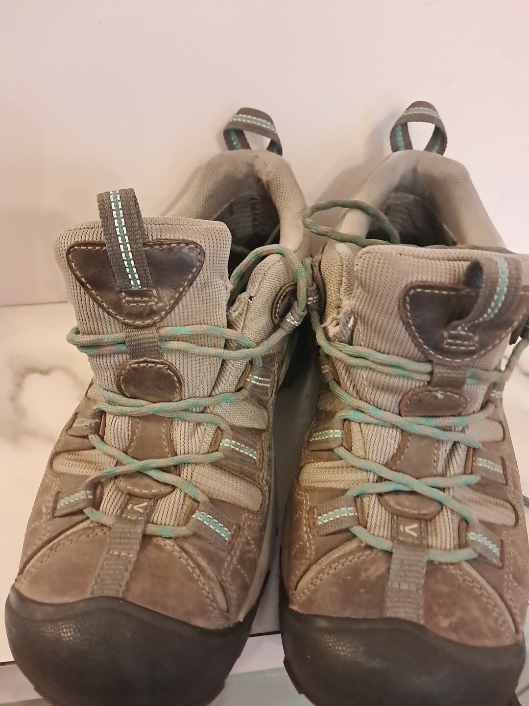 Scarpe da trekking impermeabili Keen Dry Targhee II stivali donna 8 5 marroni ottime condizioni