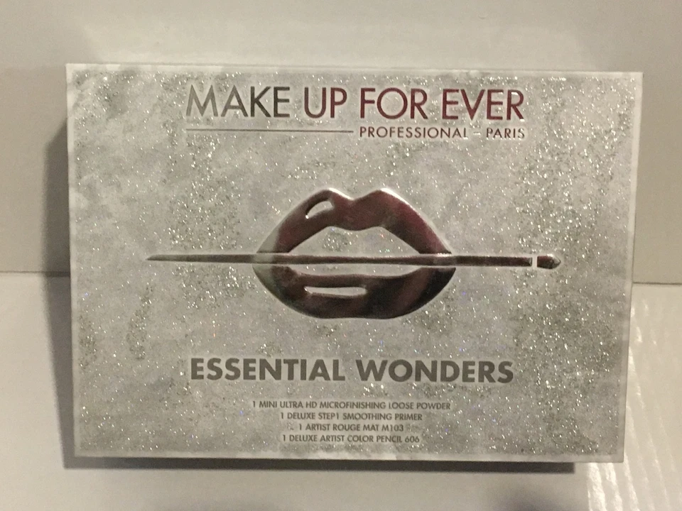 Make Up For Ever ESSENTIAL WONDERS Gift Set For Eyes, Lips & Skins 4 Pieces NIB - Image 2 of 4
