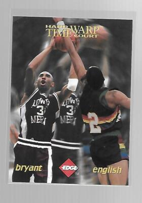 1996 Collectors Edge KOBE BRYANT ALEX ENGLISH #TW3 Rookie Time Warp /12000