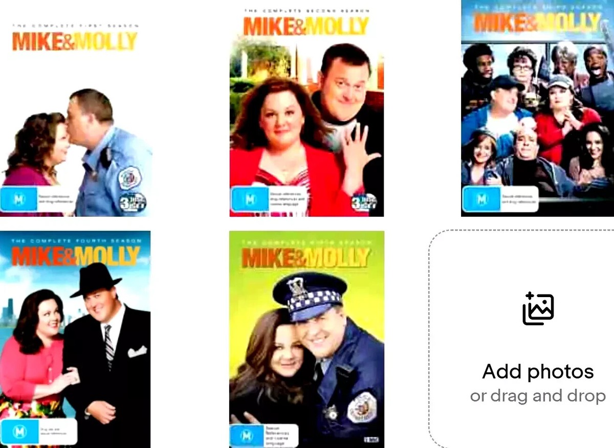Mike Molly: The Complete Series Season 1-5 (DVD, 15-Disc set