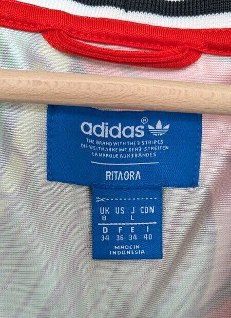 Adidas Originals x Rita Ora Dragon Print Track Jacket Red