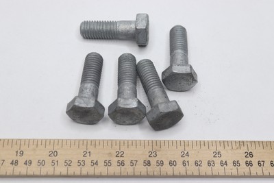 (5-Pk) Heavy Hex Structural Bolt A325 Type 1 Steel 5/8''-11 x 2''