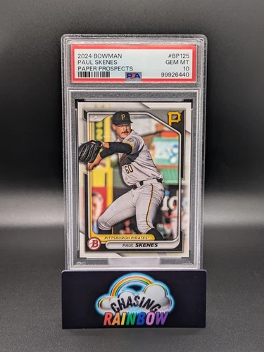 2024 Bowman Paul Skenes Paper Prospects #BP-125 Rookie RC PSA 10 - Pirates