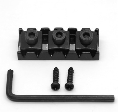 42mm Guitar Locking Nut for Floyd Rose Electric Guitar Tremolo System Black