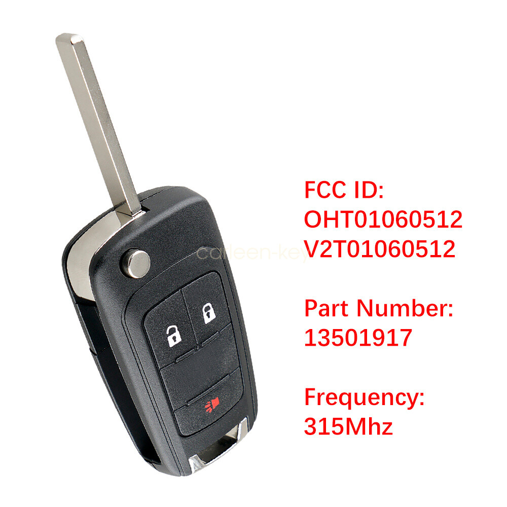 Remote Start Key Fob Flip Flip Key Fob With Remote Start For 2015-2018 Chevrolet Trax - Black, Keyless Entry 2017 Gmc Acadia Key Fob - Foto 13