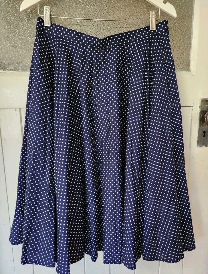 Nineteen 50 womens gorgeous 50's style circle skirt size L (12)