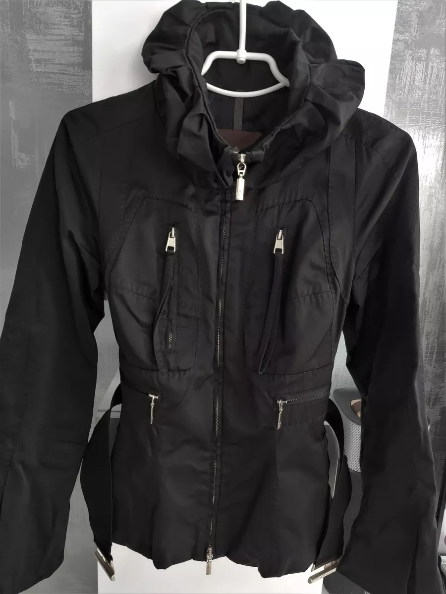 Moncler black cheap windbreaker