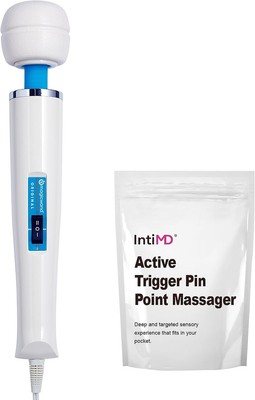 Ultra-Powerful 2-Speed Massager with Flexible Neck   Whole Body Comfort Solution