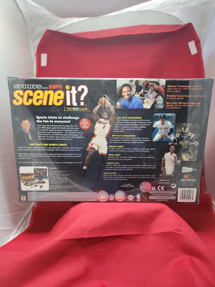 ESPN SPORTS SCENE IT? THE DVD GAME New Open Box Cards Sealed COMPLETE W DVD - Image 2 of 3