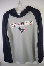 XL YOUTH NWT NFL HOUSTON TEXANS blue hoody. plaid letters lightweight