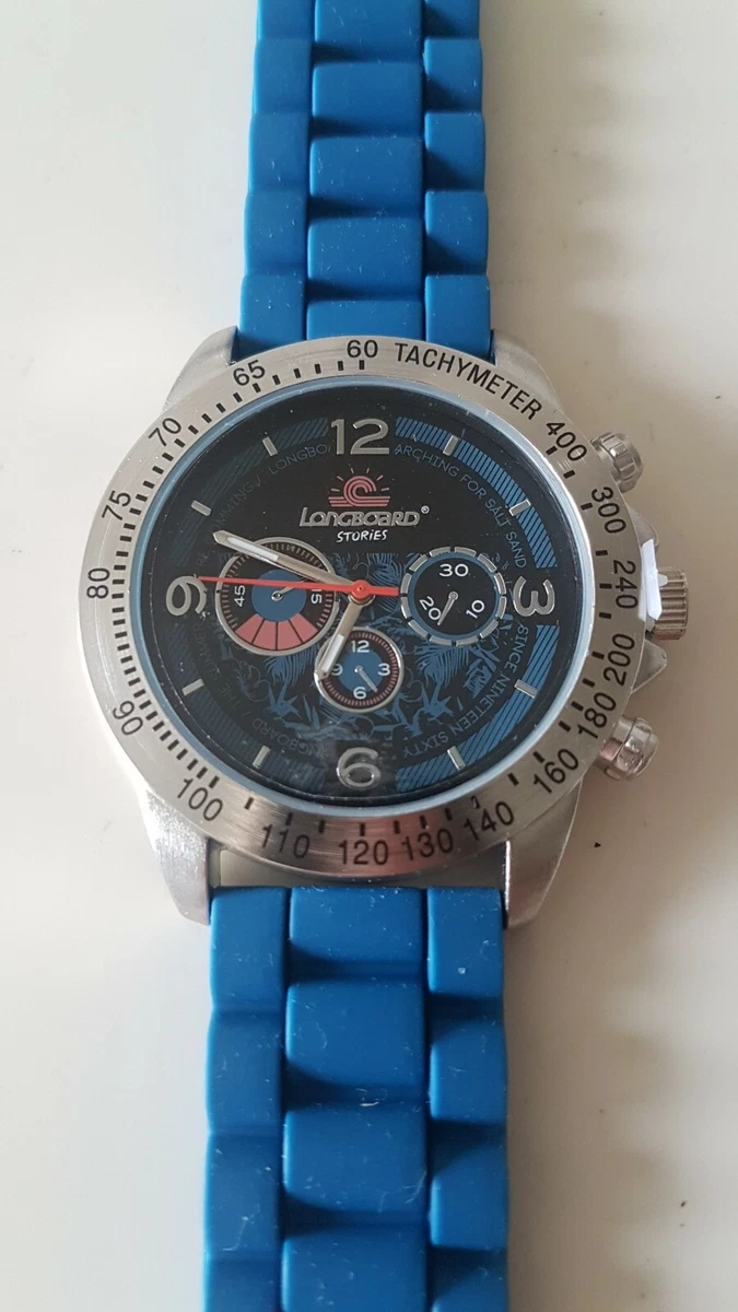 ATLAS MENS WRIST TACHYMETER WATCH LONGBOARD STORIES EDITION eBay