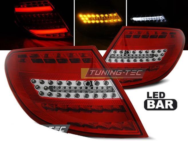 Feux arriere FULL LED rouge blanc pour Mercedes Classe C W204 2007-2010