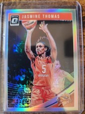 2019 Donruss WNBA Jasmine Thomas Optic Silver Holo Prizm #74 Connecticut Sun