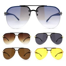 Mens Mobster Half Rim 90s Luxury OG Sunglasses