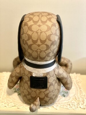 Coach X Peanuts Snoopy LARGE Plush Doll New Charlie Brown