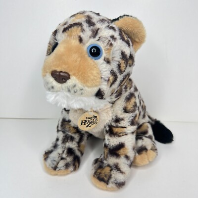 Wild Republic Cheetah Leopard Plush Realistic Stuffed Animal Utah Hogle Zoo 11''