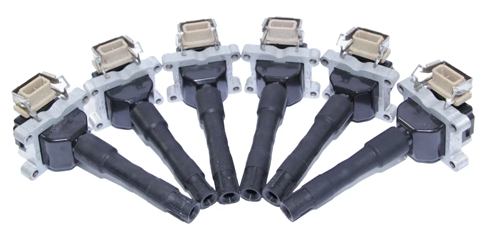 New 6PCS Ignition Coils for 91-95 BMW 525i Base Sedan 4D 2.5L UF226 12131726177 - Image 4 of 4