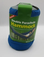 Coughlan's Portable Double 2 Person Nylon Parachute Outdoor Camping Hammock