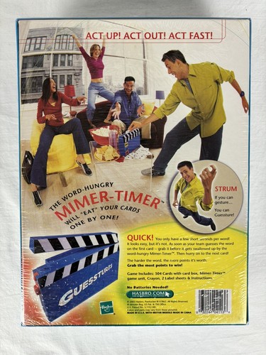 Gestures Board Game 2nd Edition Parker Brothers - Charades - Brand NEW SEALED - Picture 2 of 2