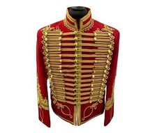 Military Uniform Napoleonic Hussar Jacket-Men Tunic Pelisse Jimi Hendrix Jackets